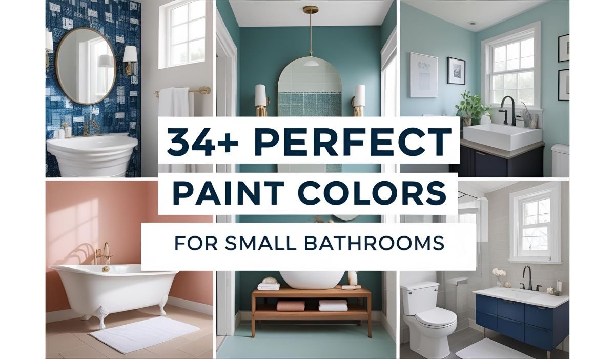 34+ Perfect Paint Colors for Small Bathrooms Feature Image